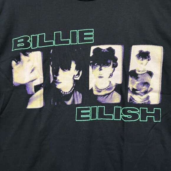 Billie Eilish Photo Panels Hit Me Hard and Soft T-Shirt L - Picture 2 of 4